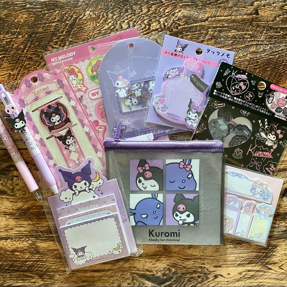 Kuromi & My Melody Sanrio Stationery Set